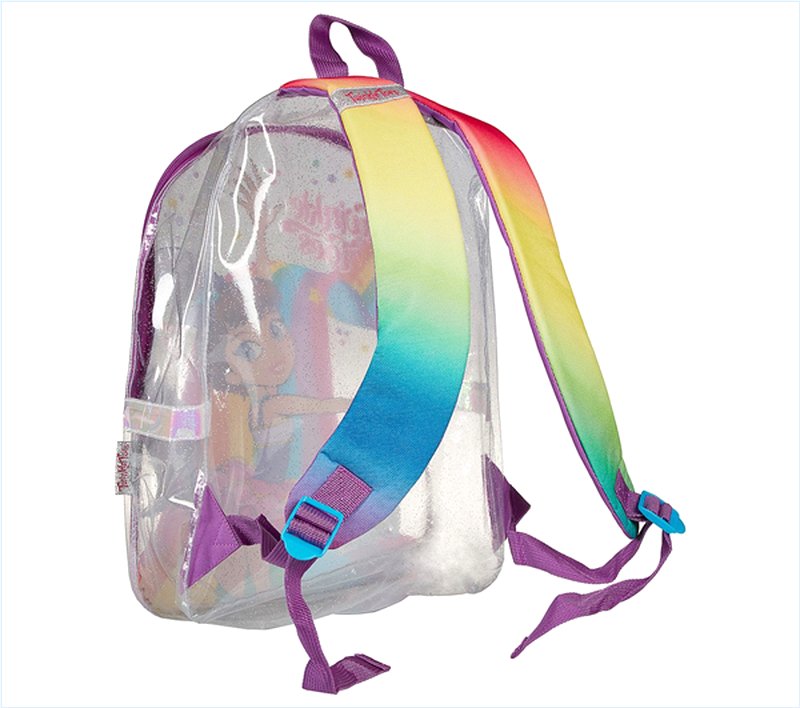  Girls Twinkle Toes: Dynamic Duo Backpack White