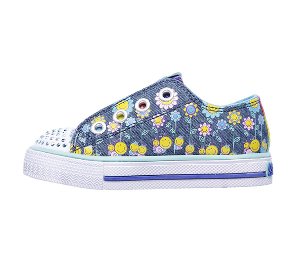  Girls Twinkle Toes: Shuffles - Dancing Daisy Denim/Multi