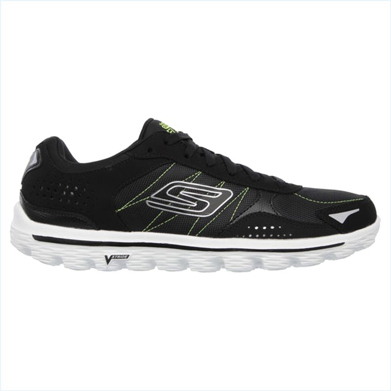  Men Extra Wide Fit (4E) Shoes - Flash DNA Black/Lime