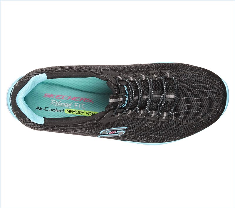  Women Relaxed Fit Sport: Empire - Rock Around Black/Turquoise