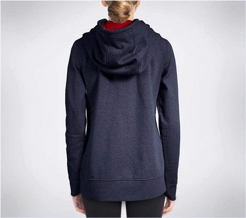  Women Encourage Zip Hoodie Navy