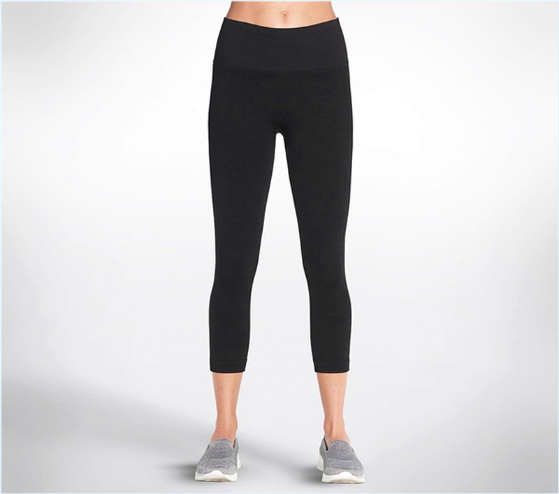  Women Flex High Waisted Midcalf Legging Black