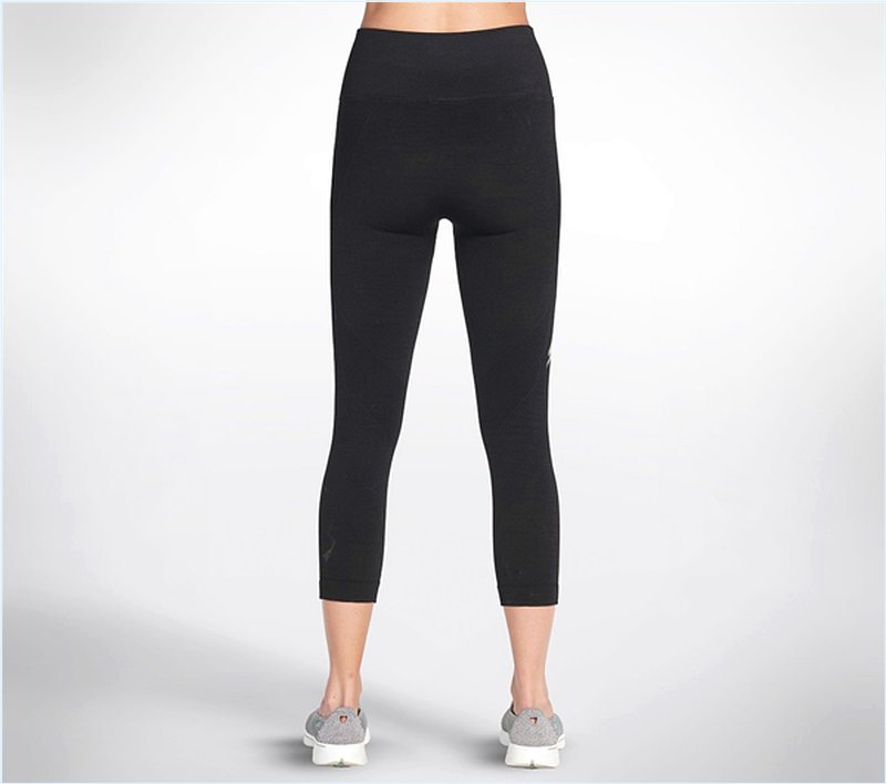  Women Flex High Waisted Midcalf Legging Black