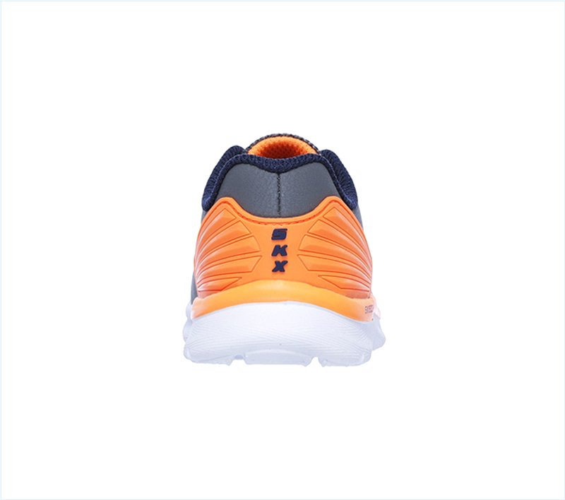  Boys Skech-Lite - Micropower Charcoal/Orange