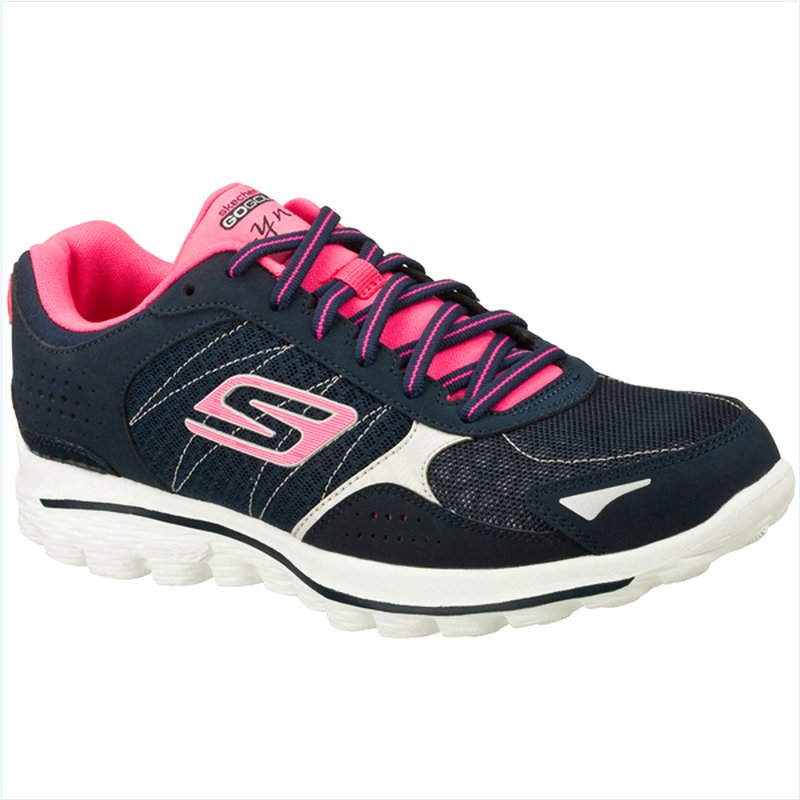  Women GOwalk 2 Golf - Lynx Navy/Hot Pink