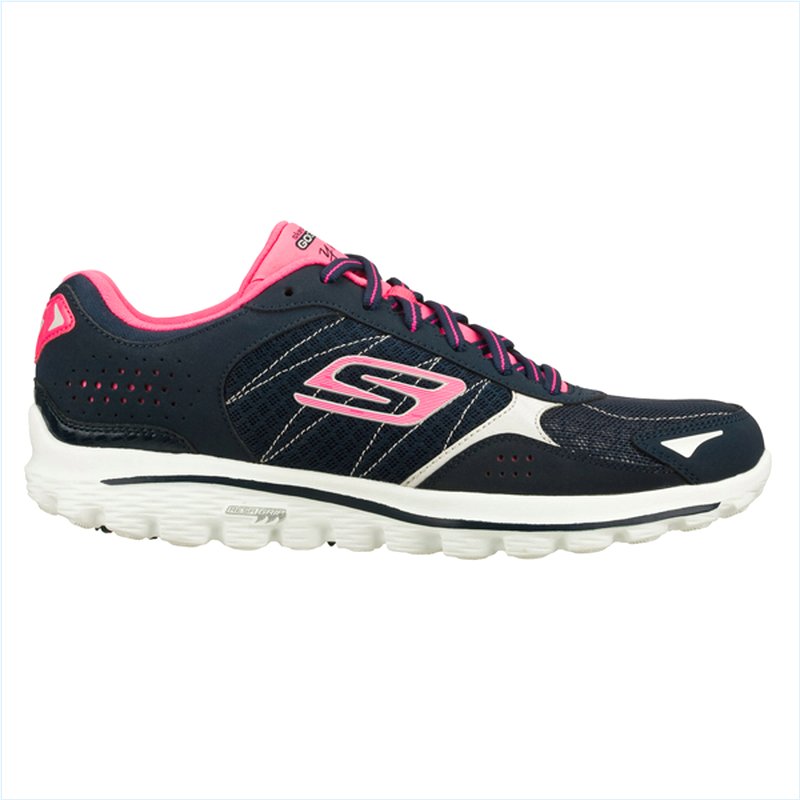  Women GOwalk 2 Golf - Lynx Navy/Hot Pink