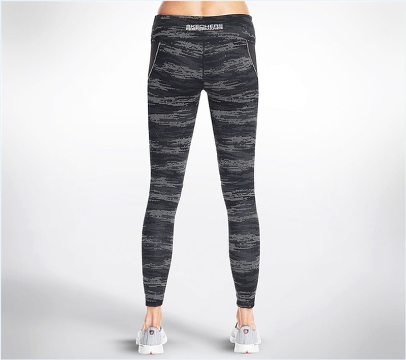  Women Arabesque Printed Legging Black/Multi