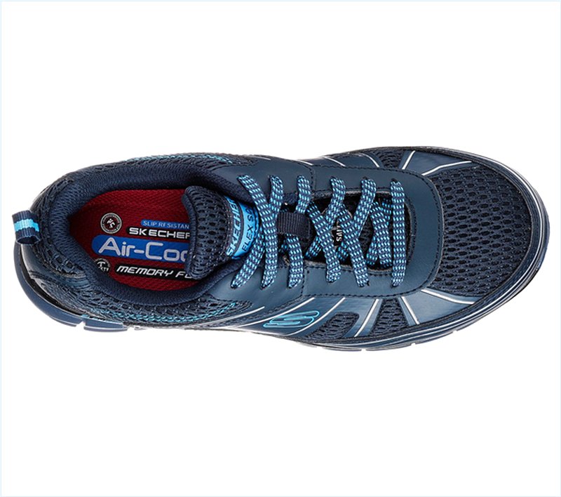  Women Work: Synergy - Algonac Alloy Toe Navy/Silver