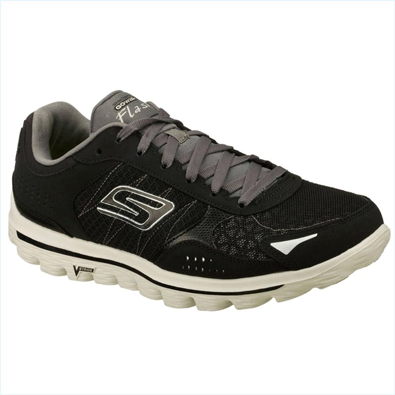  Men Extra Wide Fit (4E) Shoes - Flash Black/Gray