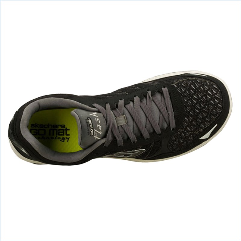  Men Extra Wide Fit (4E) Shoes - Flash Black/Gray