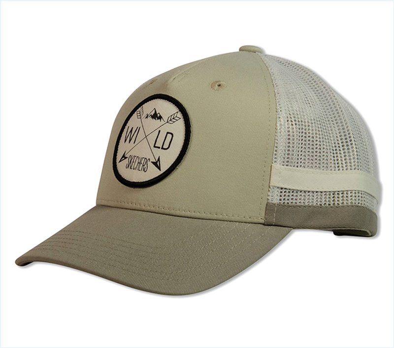  Women Wild Trucker Hat Gray