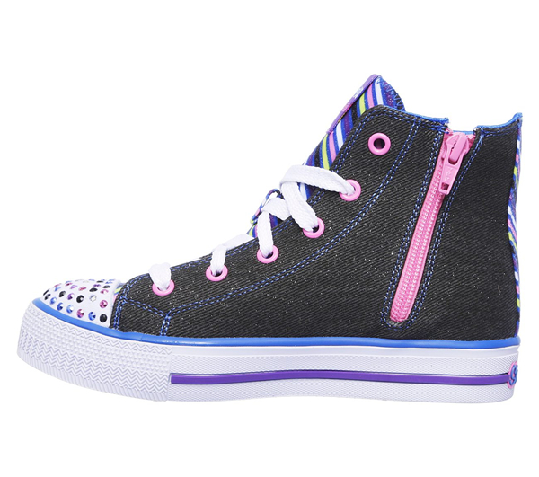  Girls Twinkle Toes: Shuffles - Twist Turns Black/Multi