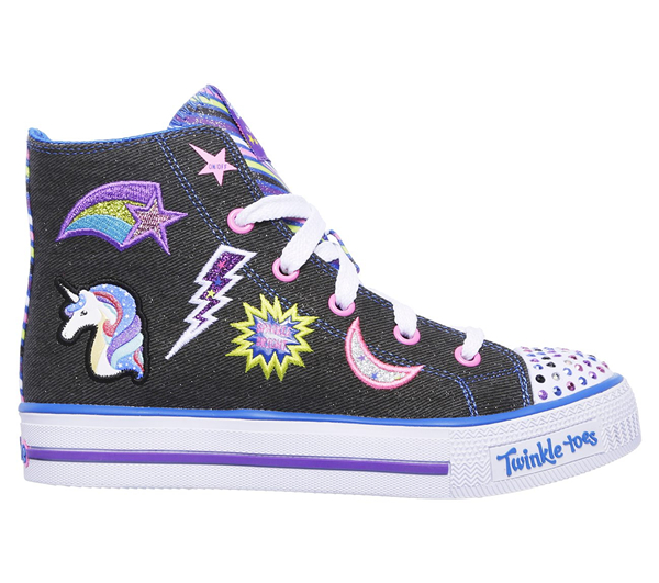  Girls Twinkle Toes: Shuffles - Twist Turns Black/Multi