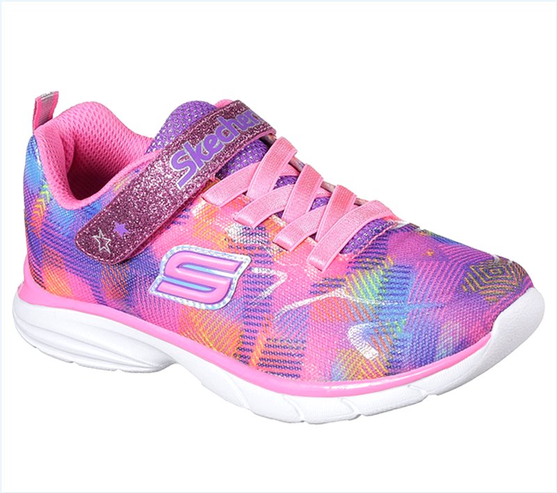  Girls Spirit Sprintz - Rainbow Raz Neon Pink/Multi