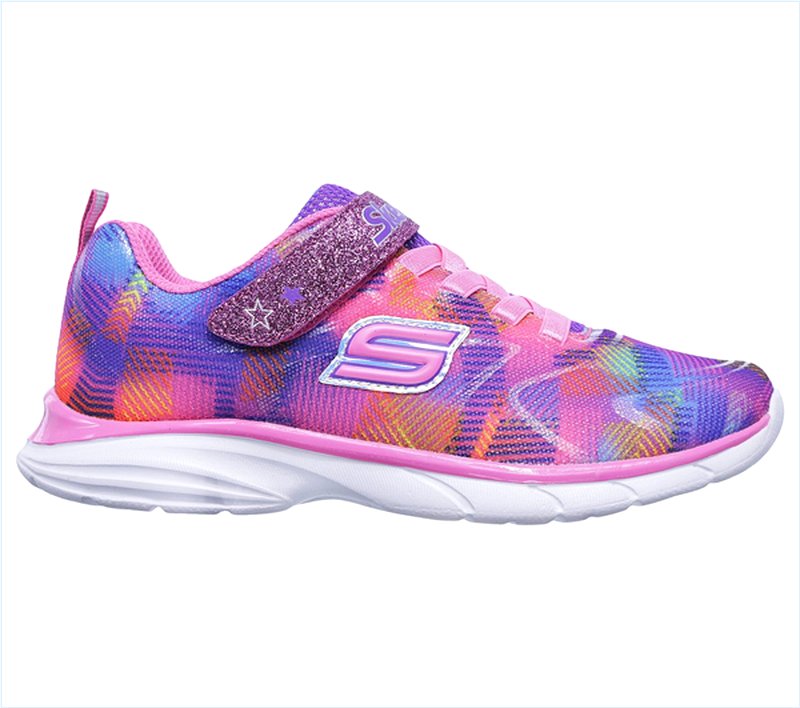  Girls Spirit Sprintz - Rainbow Raz Neon Pink/Multi