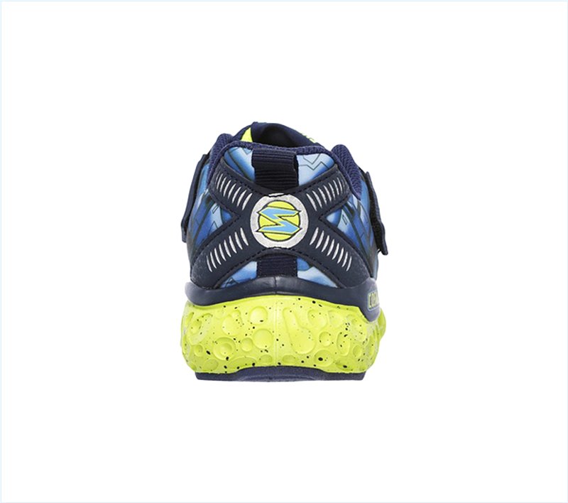  Boys Skech-X: Cosmic Foam - Portal-X Navy/Lime