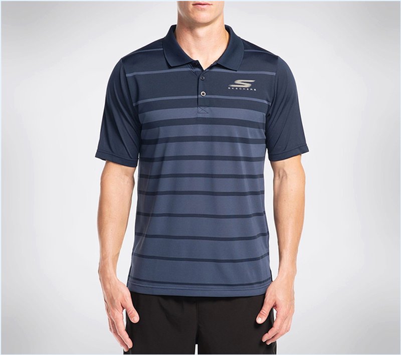  Men GO Golf Soboba Polo Shirt Navy