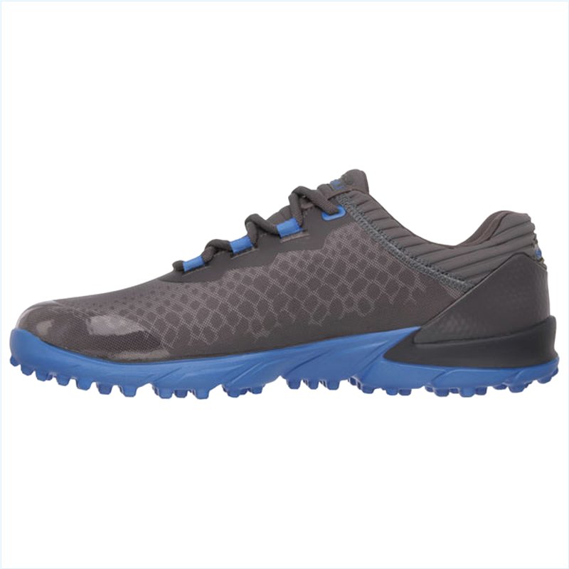  Men Extra Wide Fit (4E) Shoes - Charcoal/Blue