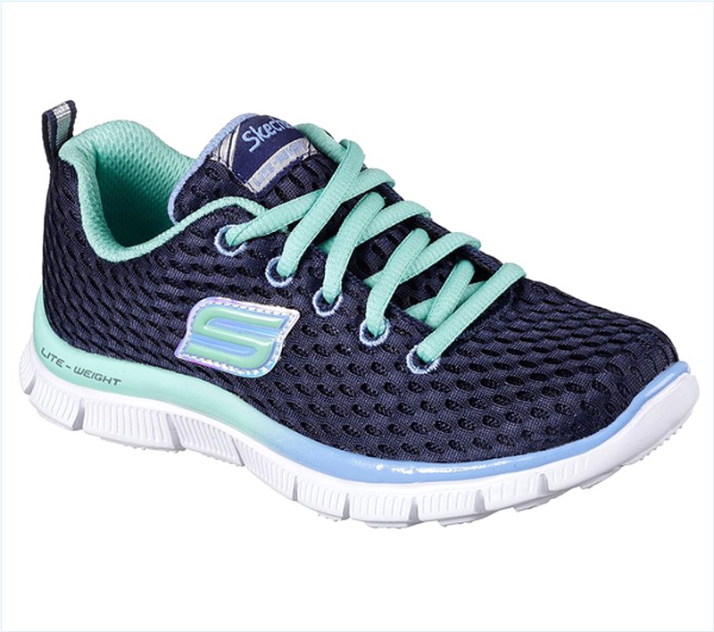  Girls Skech Appeal - Rushing Racer Navy/Aqua