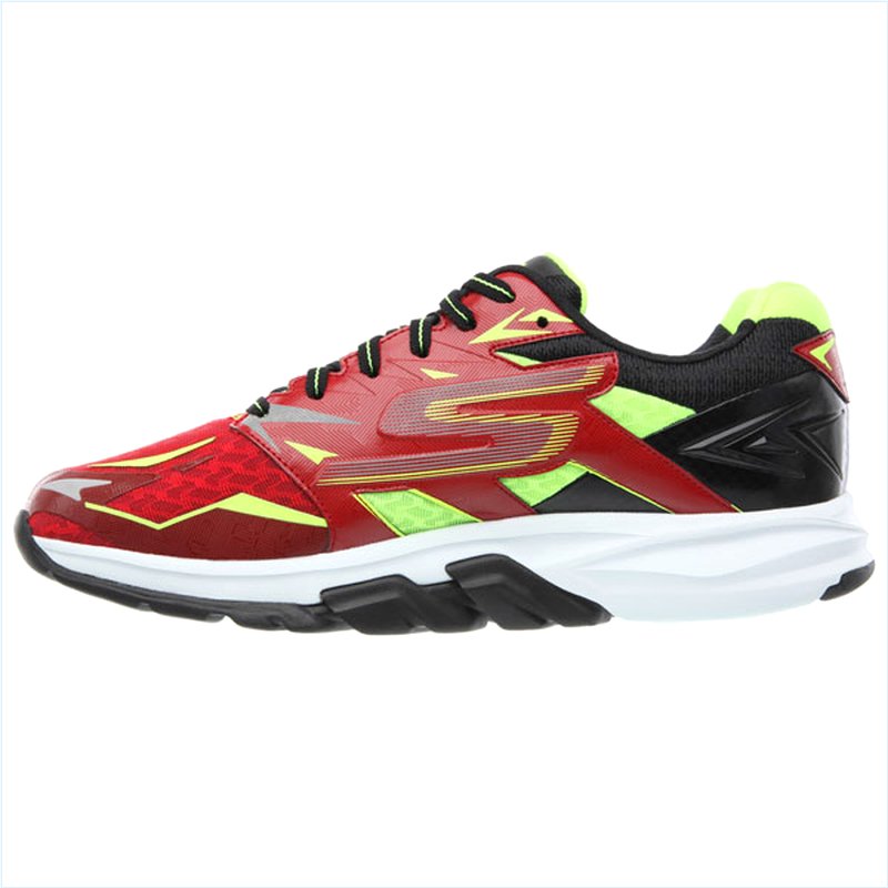  Men Extra Wide Fit (4E) Shoes - Strada Red/Lime