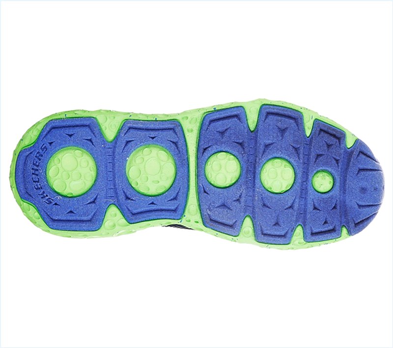  Boys Skech-X: Cosmic Foam - Portal Crusher Navy/Lime