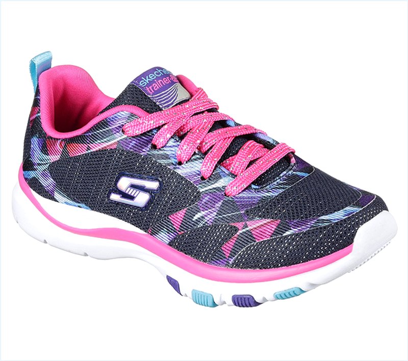  Girls Trainer Lite Navy/Hot Pink