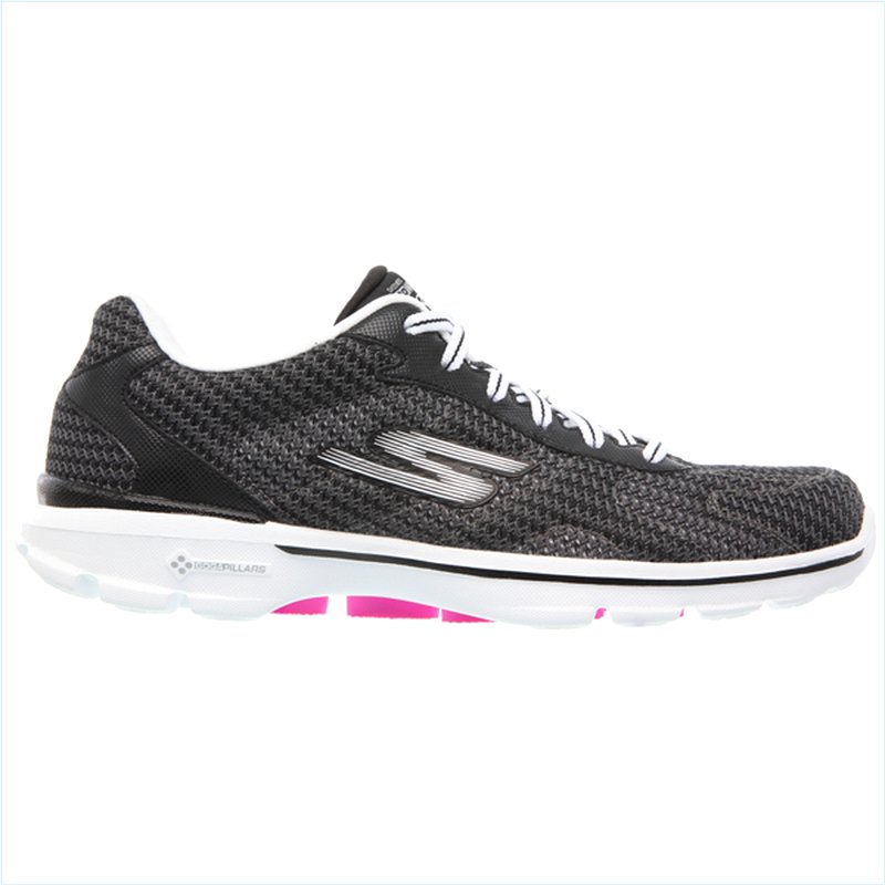  Women GOwalk 3 - Fitknit Black/White