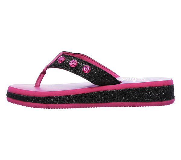  Girls Twinkle Toes: Sunshines Black/Hot Pink