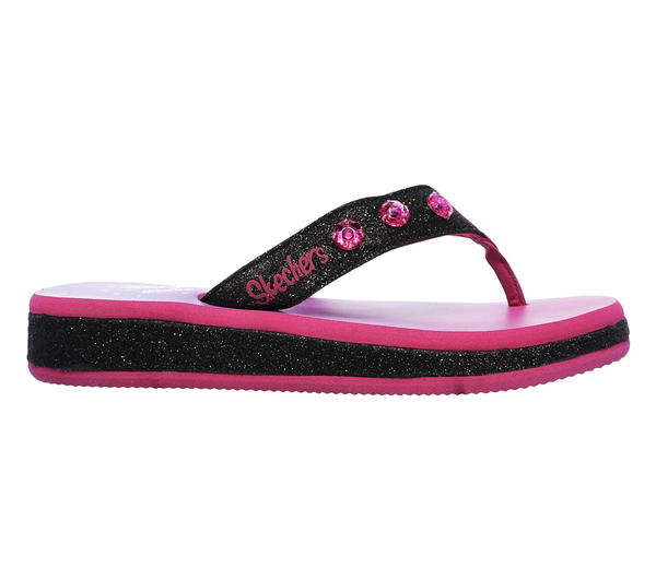  Girls Twinkle Toes: Sunshines Black/Hot Pink