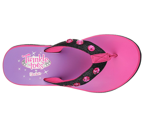  Girls Twinkle Toes: Sunshines Black/Hot Pink