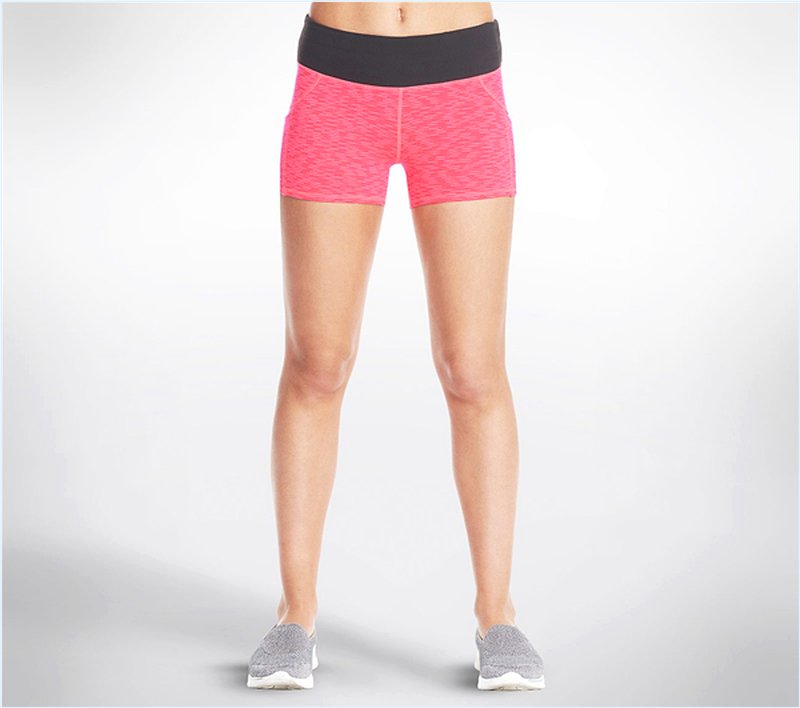  Women Coastal Shorts DWSH Neon Pink