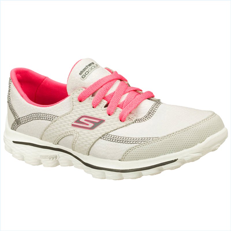  Women GOwalk 2 Golf - Gray/Hot Pink