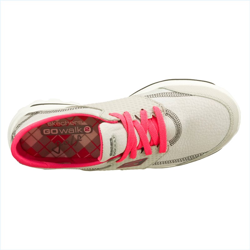  Women GOwalk 2 Golf - Gray/Hot Pink