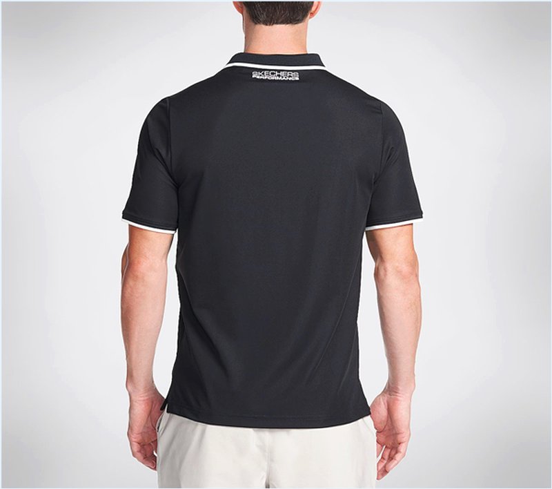  Men GO Golf Albatross Polo Shirt Black