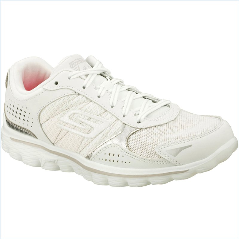  Women GOwalk 2 - Flash Furry White/Silver