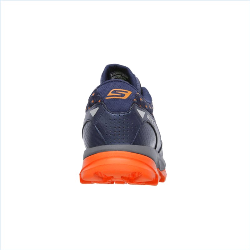  Men Extra Wide Fit (4E) Shoes - Ultra Navy/Orange