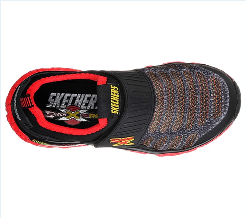  Boys Skech-X: Cosmic Foam - Portal Crusher Black/Red