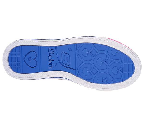  Girls Twinkle Toes: Shuffles - Expressionista Blue/Neon Pink