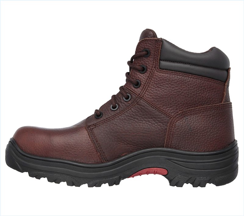  Men Work: Relaxed Fit Burgin Comp Toe Dark Brown