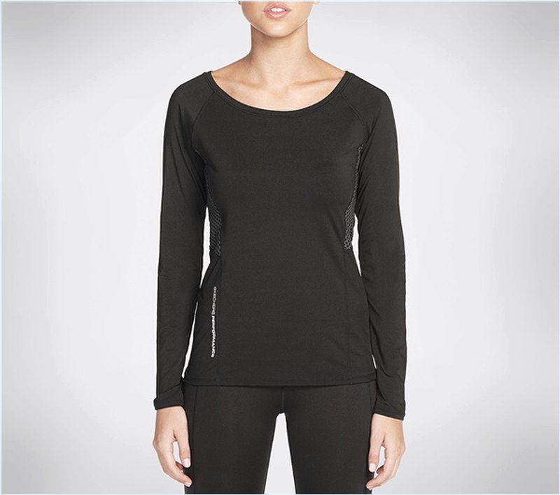  Women Tempo Long Sleeve Top Black