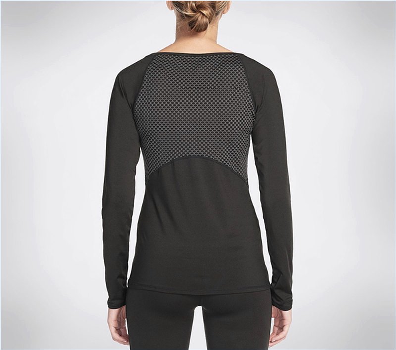  Women Tempo Long Sleeve Top Black