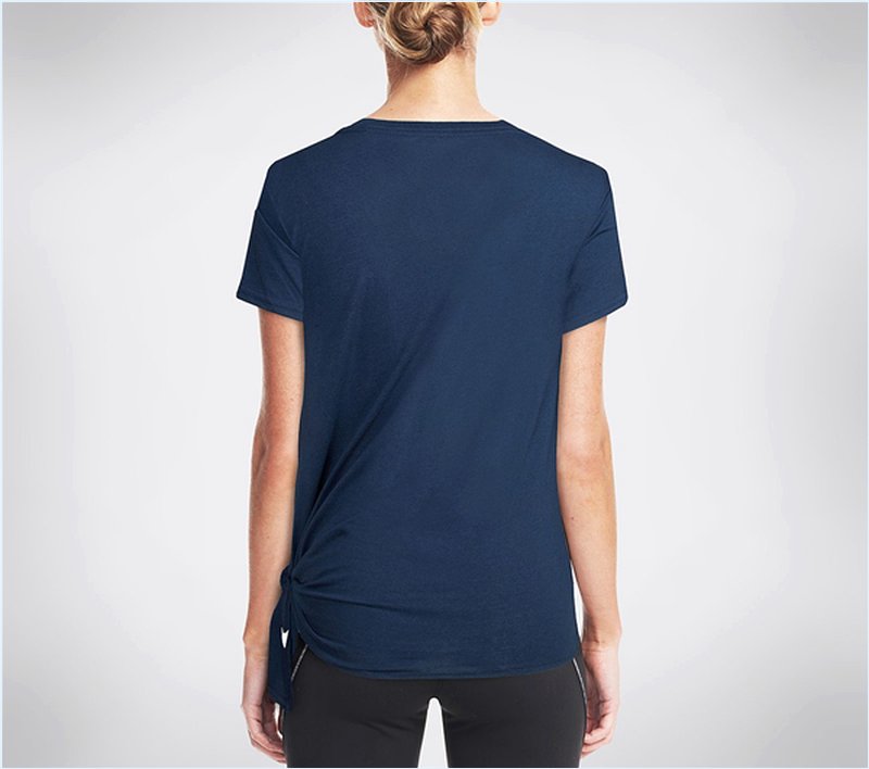  Women Together Heart Tee Shirt Navy