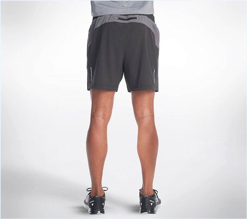  Men Distance 5-Inch Shorts Black