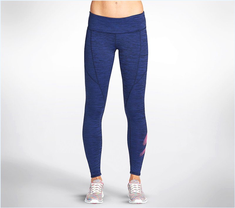  Women Lamb Leggings Blue