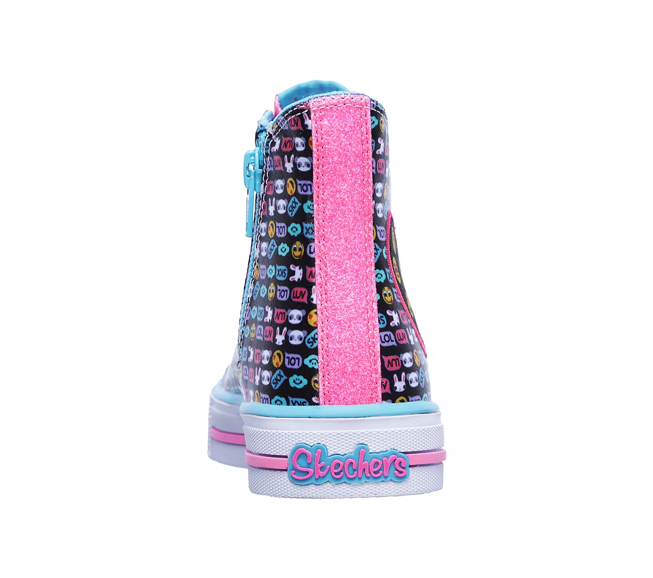  Girls Twinkle Toes: Shuffles Black/Multi