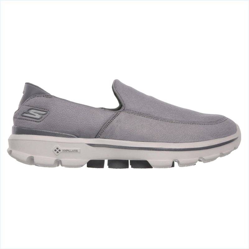  Men Extra Wide Fit (4E) Shoes - LT Charcoal