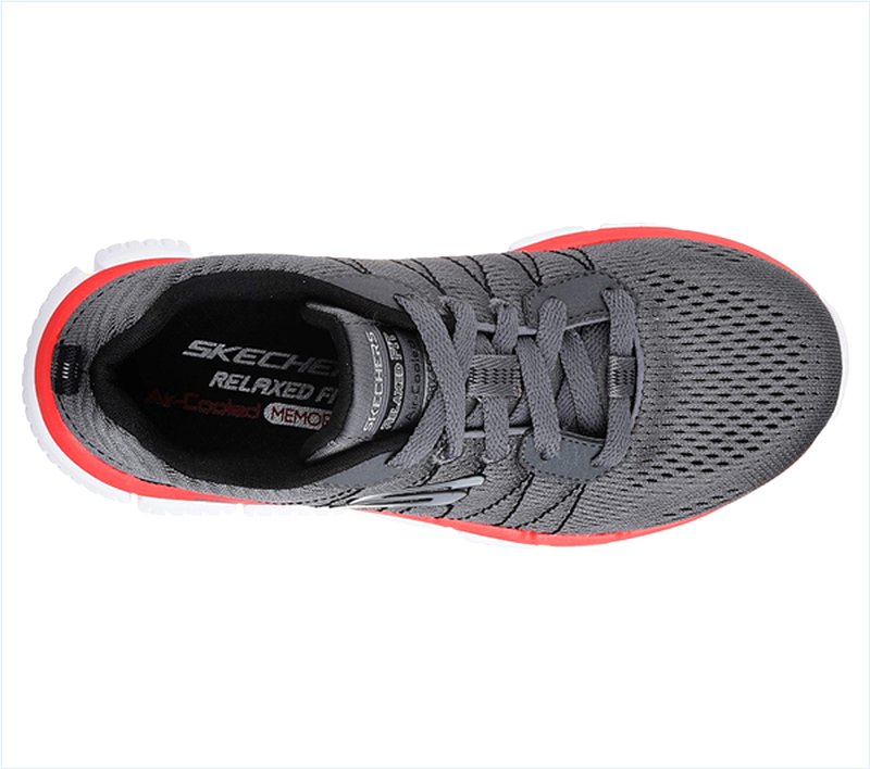  Boys Skech Flex 2.0 - Quick Pick Charcoal/Black