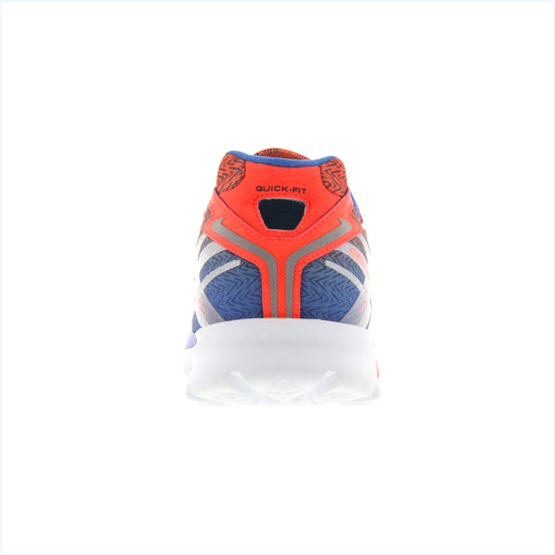  Men Extra Wide Fit (4E) Shoes - Blue/Orange