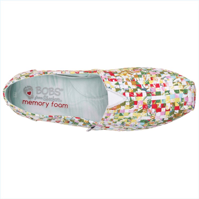  Women Bobs Plush - Speckles and Spots White/Multi