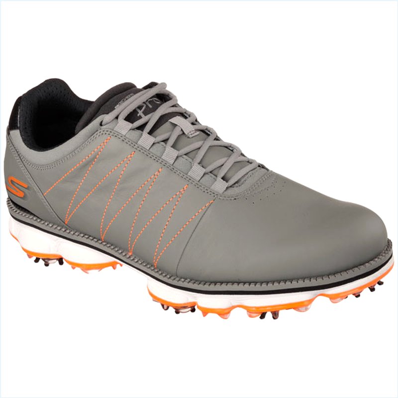  Men Extra Wide Fit (4E) Shoes - Matt Kuchar Official Gray/Orange